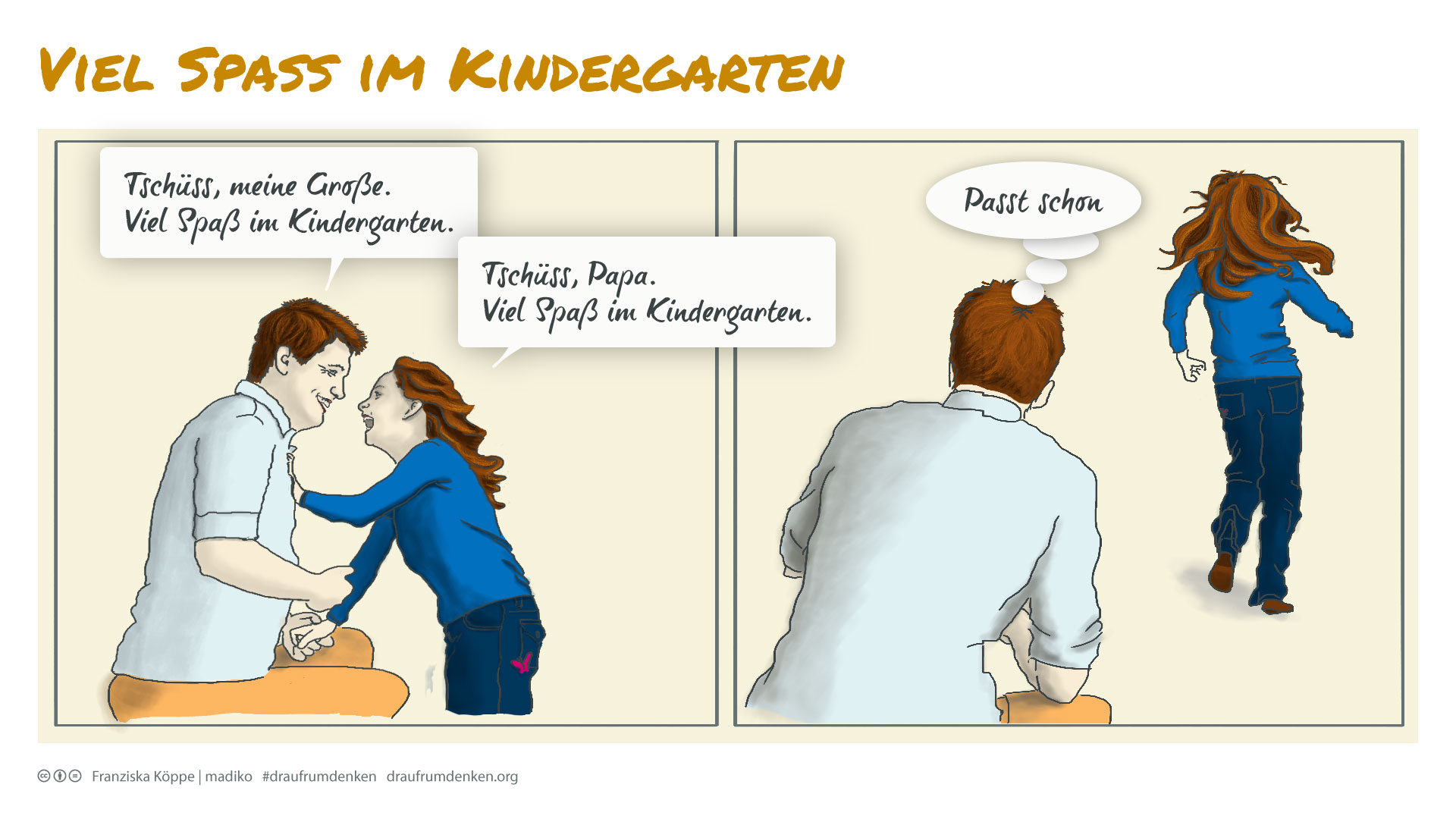 draufrumdenken: Viel Spaß im Kindergarten. Bild: cc Franziska Köppe | draufrumdenken